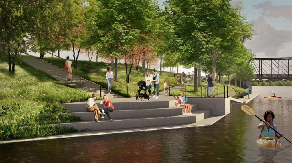 City unveils next steps for Riverfront Development - Riverfront Fort Wayne